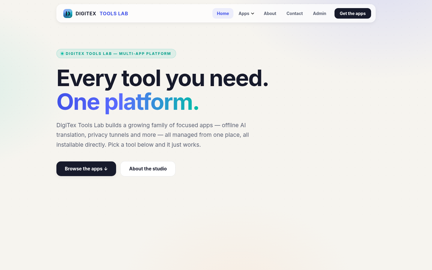 Preview of https://digitextoolslab.tech/