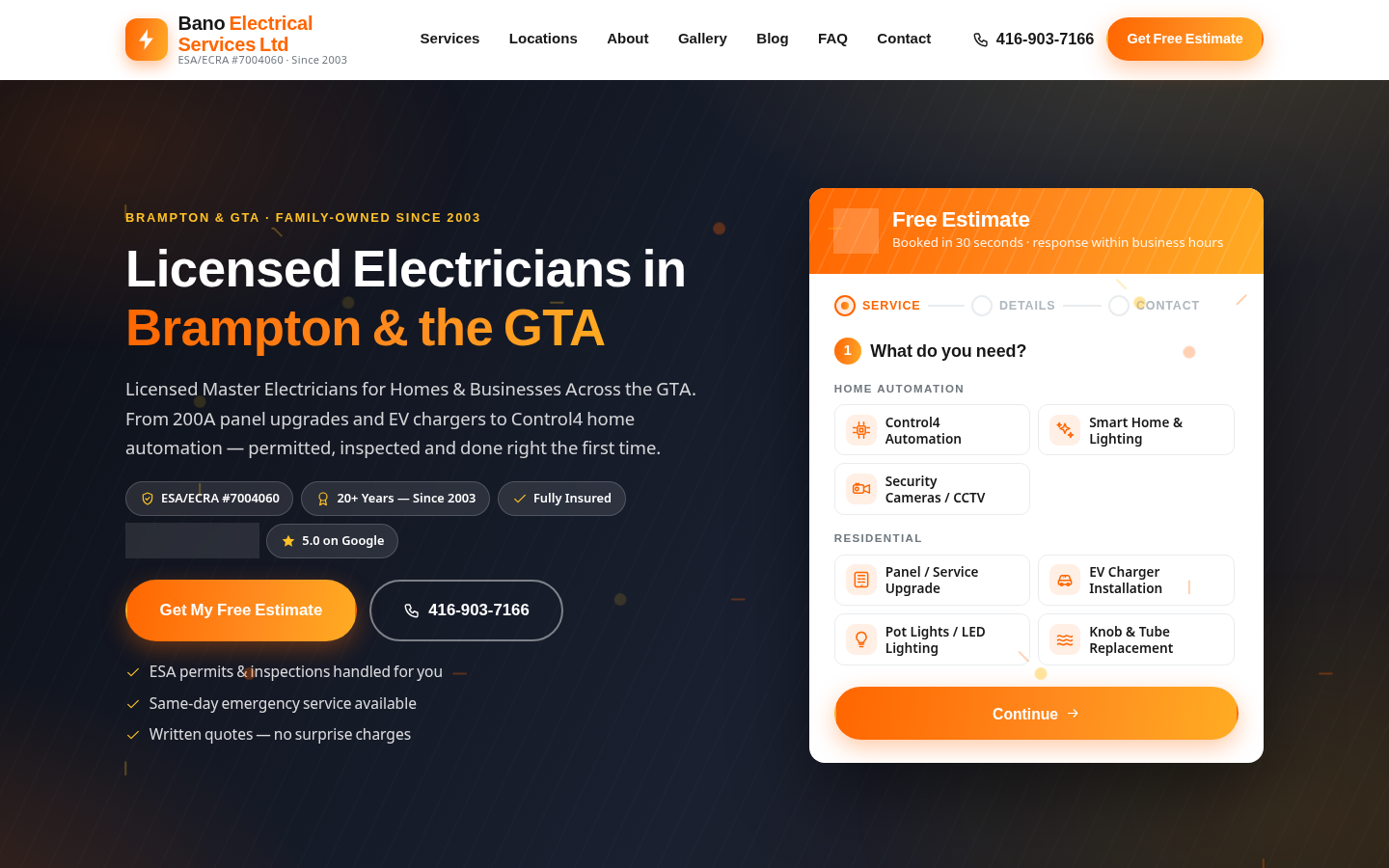 Preview of https://www.banoelectricalservices.com/