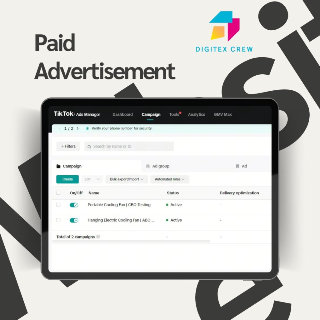 Toronto PPC Agency | Paid Advertisement Service - Digitex Crew