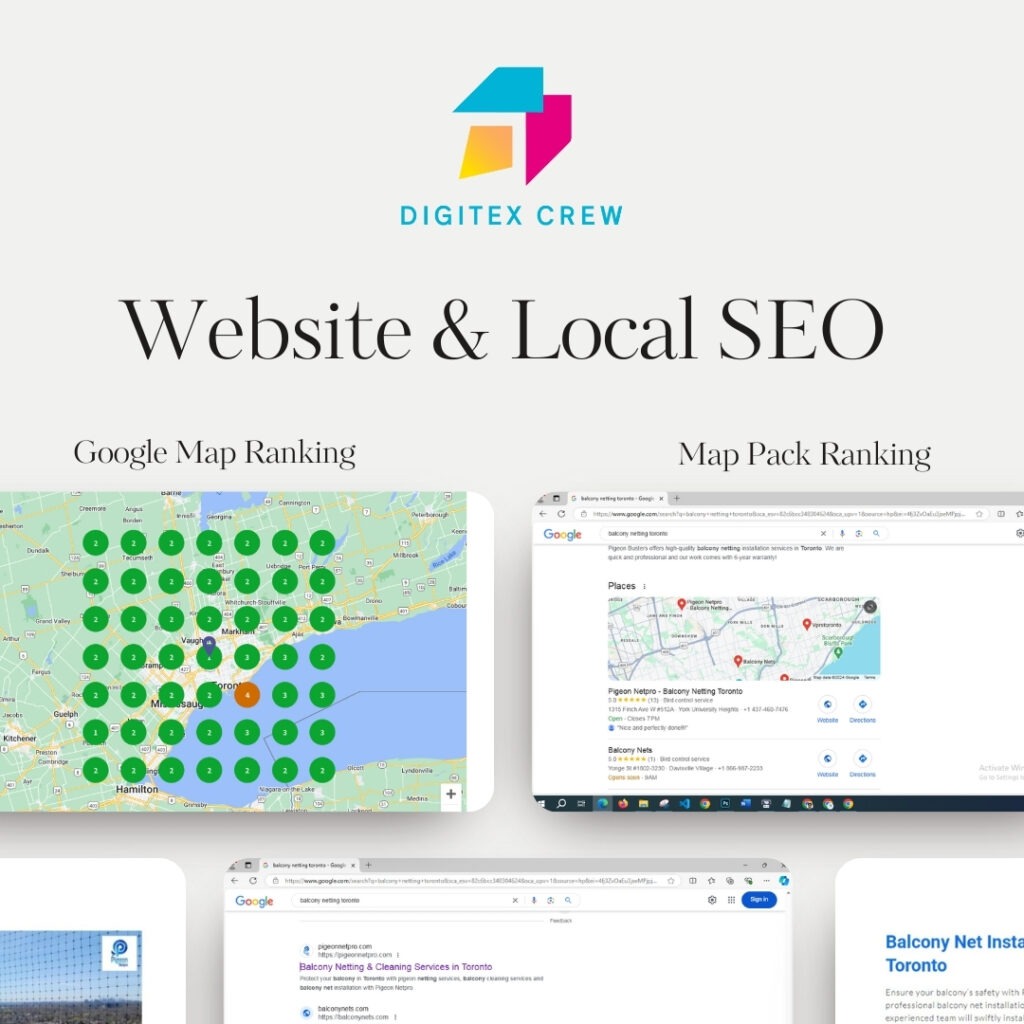 Website & Local SEO Service - Digitex Crew