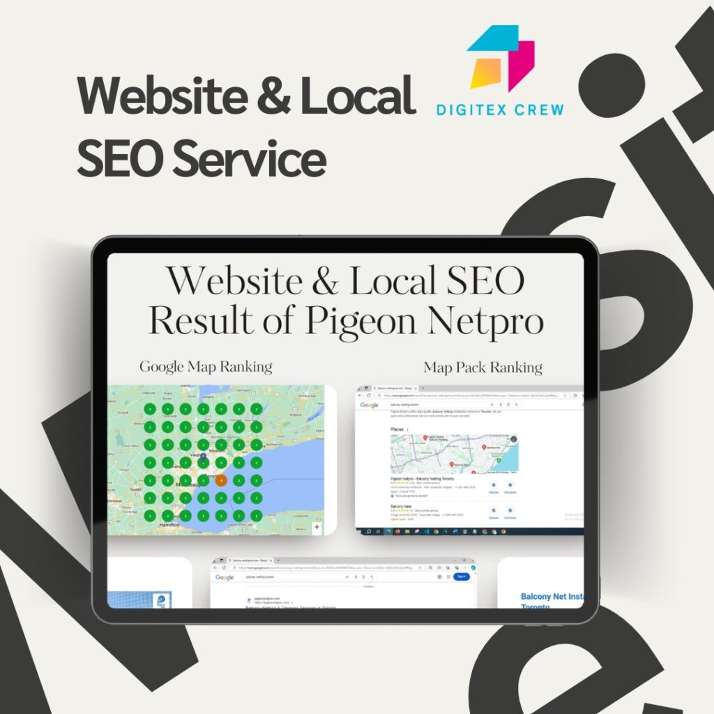 Website & Local SEO Service - Digitex Crew